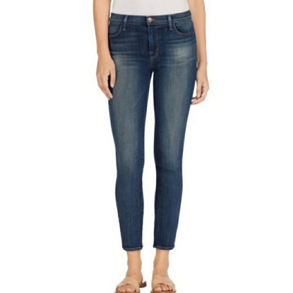 𝅺J Brand Super Skinny Ankle Zip Jeans Size 25